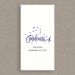 Custom Guest Towel Napkins - Ink Print